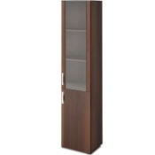 Шкаф узкий высокий двухдверный со стеклом в деревянной раме (правый) Форум ФР-6.1+ФР-8.0Пр.+С-504+КН-4.5Л