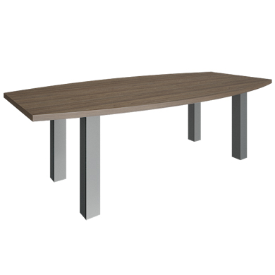 Переговорный стол на металлических опорах 180 см