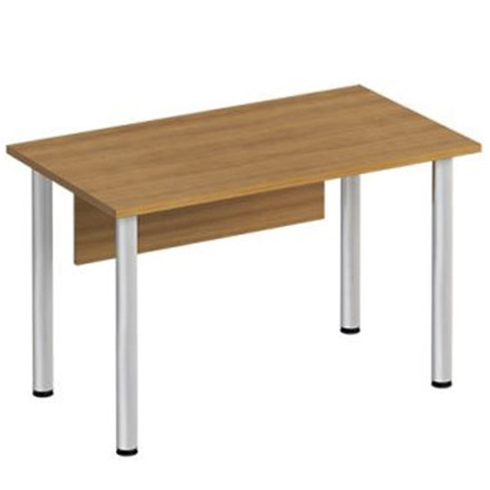 Стол письменный прямой 120х67 см опоры МХ с экраном ДСП Формула СТ ФР 1111