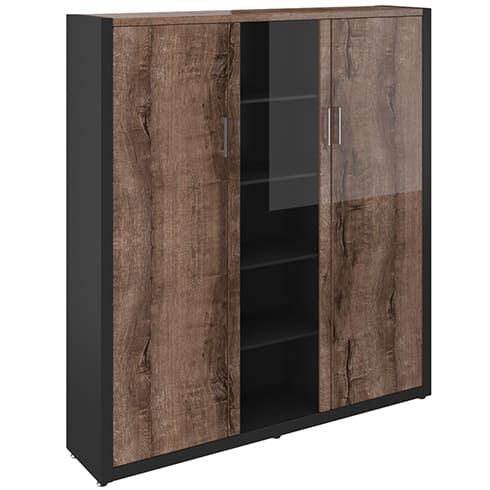 Комплект высоких шкафов для документов с гардеробом Верона ВР-2.3