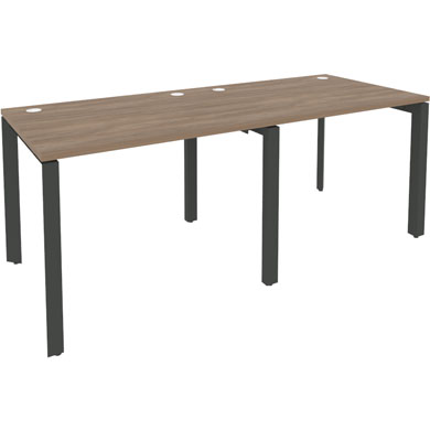 Рабочая станция 196х80 см Onix Metall-P O.MP-RS-2.1.8