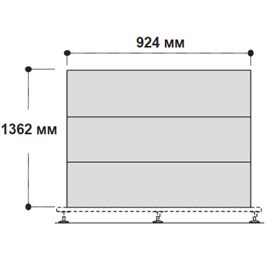 Задняя панель модульного шкафа 92,4 см Enosi Evo 156180