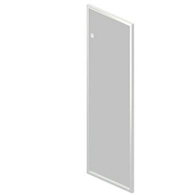 Дверь средняя стеклянная в алюминиевой раме Rio System R-04.1