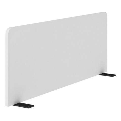 Экран стола 1200, ЛДСП в белом цвете + крепление AKS166 (Белый) EVOLUTION EVL501W.H+AKS166