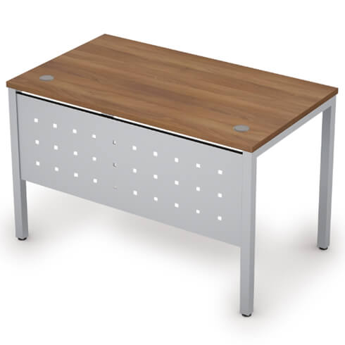 Стол прямой с экраном из металла 120х70 см Avance 6МК.008