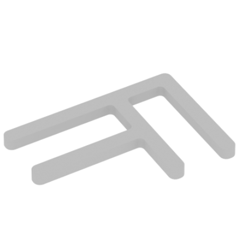 Комплект соединителей угловых (2 шт.) Р-лайн софт (R-Line soft) AP.S-UG-TI