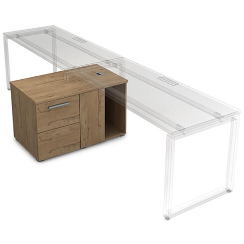 Тумба опорная двухсторонняя 100 см 9Т.020