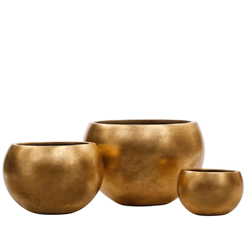 Кашпо Effectory Metal полусфера 22 см