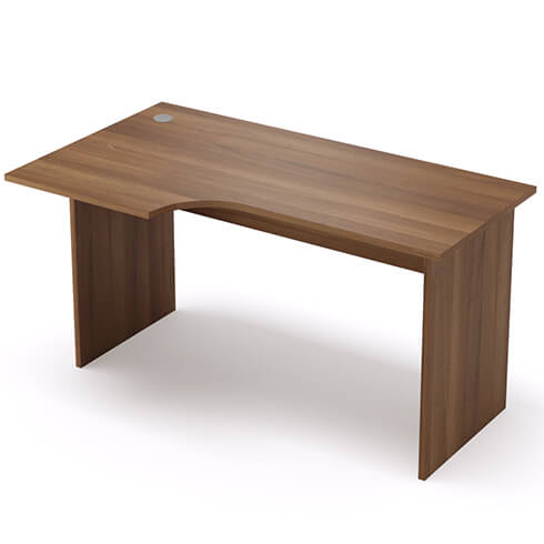 Стол криволинейный левый 140х80 см Стиль Alsav 2С.042 