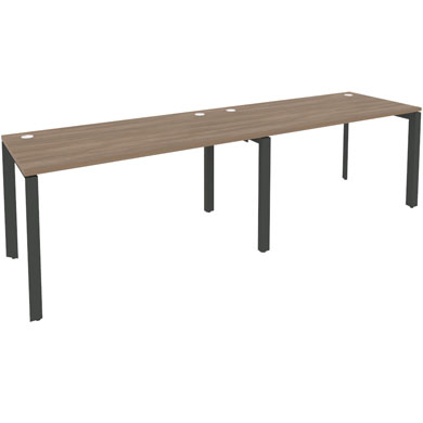 Рабочая станция 276х72 см Onix Metall-P O.MP-RS-2.3.7