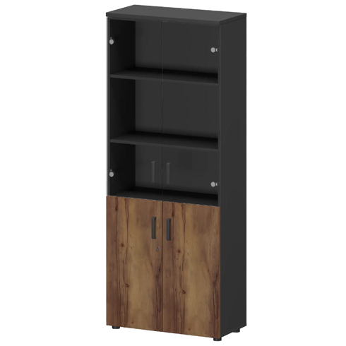 Шкаф для документов со стеклом  СМШ-58ДС