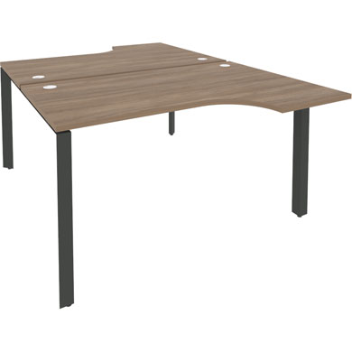 Рабочая станция эргономичная 138х199 см Onix Metall-P O.MP-D.SA-2