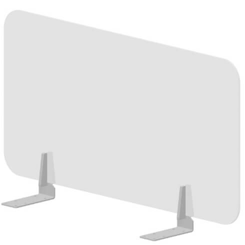 Торцевой промежуточный экран Plexi для стола глубиной 78 см (с кронштейнами)      UPSLI078 Polo New