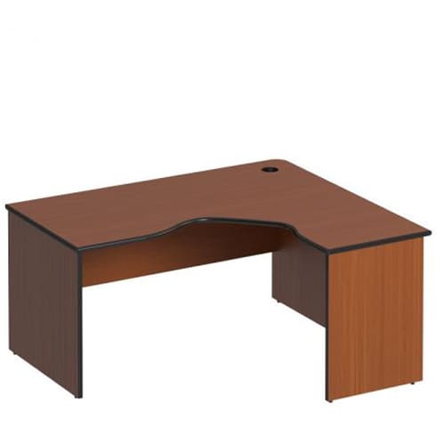 Стол письменный эргономичный правый 160 см ДР 141