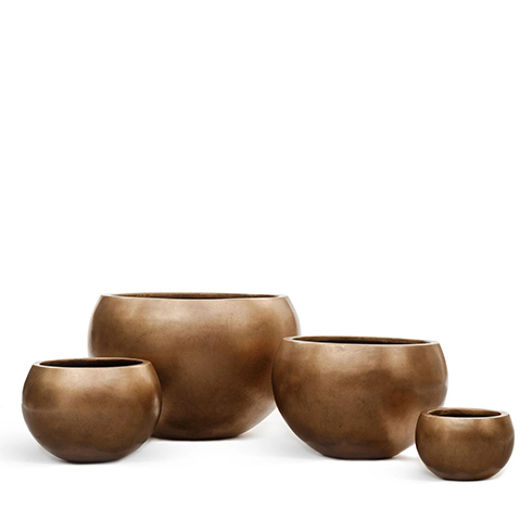 Кашпо Effectory Metall полусфера 22 см