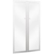 Комплект средних стеклянных дверей в раме  Tess Wood TES284574