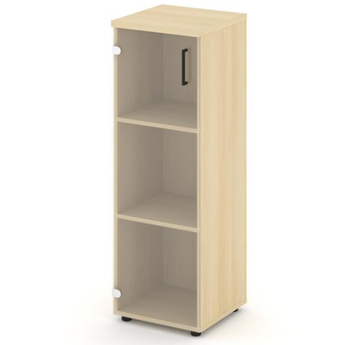 Шкаф средний узкий со стеклом Стайл Проджект Некст (Style Project Next) SN.STU-205(L)