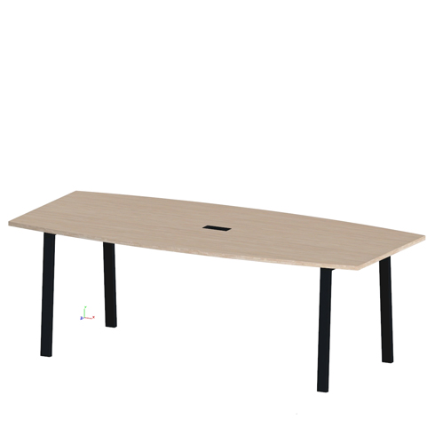 Стол переговоров 2,2м на мет. опорах* EVOLUTION EVL822/А/60*30