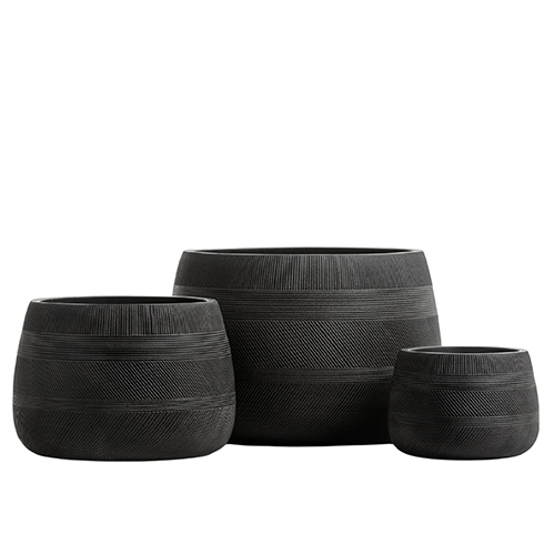 Кашпо ERGO Graphics низкая чаша 29 см