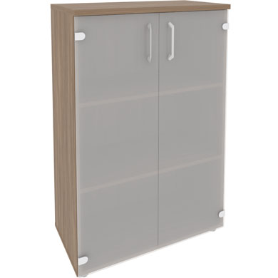 Шкаф средний закрытый со стеклом Onix Direct O.ST-2.4