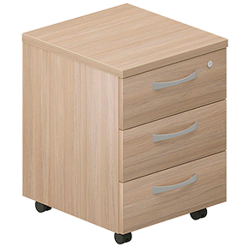 Тумба мобильная (3 ящика, замок на один ящик)  MNMP3