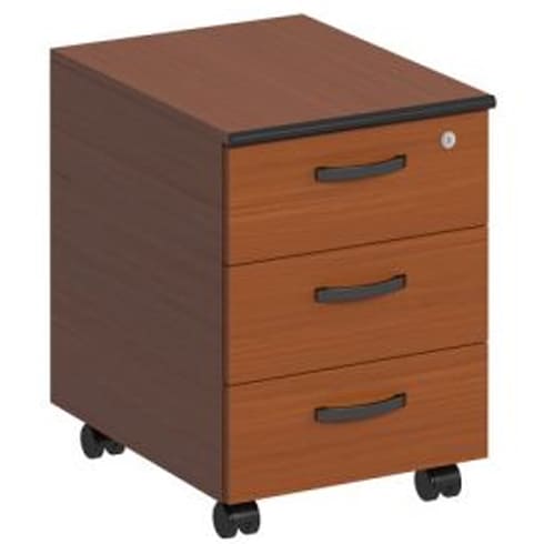 Тумба выкатная 3-ящичная с замком  ДР 217 