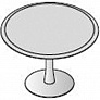 Переговорный стол круглый 120 см Iulio 158 510