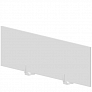 Фронтальный экран 120 см для стола bench (меланин) UMSFBE120