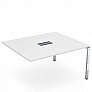Конечный модуль стола для переговоров 140 см Gloss Line НСПК-П.927