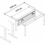 Панель Modesty для стола 120 см Up Las 150401