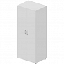 Шкаф для одежды глубокий (полка+штанга, ручки - алюминий)  OMHD860 Domino New