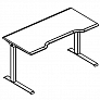 Стол эргономичный "Симметрия" на металлокаркасе МL (2 скоса) Alta МР А2 016.03