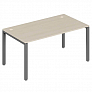Стол письменный на металлоопорах 160 см (глубина 72) TDM322123
