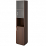 Шкаф узкий высокий полуоткрытый со стеклом (правый) Форум ФР-6.1+ФР-8.0Пр.+ЕС-50.0Л.+ФР-8.3