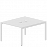 Составной стол на 2 рабочих места 118 см (2 металлических аутлета) STN2TL127