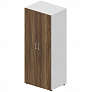 Шкаф для одежды глубокий (полка+штанга, ручки - алюминий)  OMHD860 Artwood