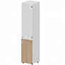 Шкаф узкий  высокий комбинированный  матовая стеклянная дверь правый   Artwood Executive EMHSD434BL Artwood Executive