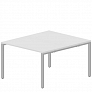 Составной стол на 2 рабочих места 118 см (4 громмета)  STN2TG128