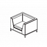 Офисное кресло Cube 210 4CUPD02 P31