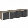 Модульная тумба с черным стеклом Yalta LT-TS 4.6 Black