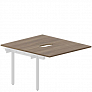 Приставной элемент на 2 рабочих места 118х136,6 см (2 эргономичных выреза) UNN2TPV127