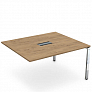 Конечный модуль стола для переговоров 140 см Gloss Line НСПК-П.927