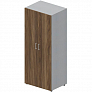 Шкаф для одежды глубокий (полка+штанга, ручки - алюминий)  OMHD860 Artwood