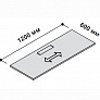 Столешница 120х60 см с top access 5th element system 152 386