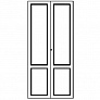 Набор высоких дверей для платяного шкафа Art&Luxe 01184 LX