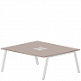 Составной стол на 2 рабочих места 158х136,6 см (металлические аутлеты)    Arena New ARN2TL167