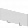 Фронтальный экран 120 см для стола bench (меланин) UMSFBE120