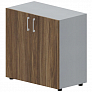 Шкаф низкий закрытый (ручки - алюминий) OMLS762