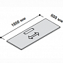 Столешница 180х60 см с top access 5th element system 152 389