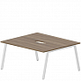 Составной стол на 2 рабочих места 158х136,6 см (2 эргономичных выреза)   ARN2TV167